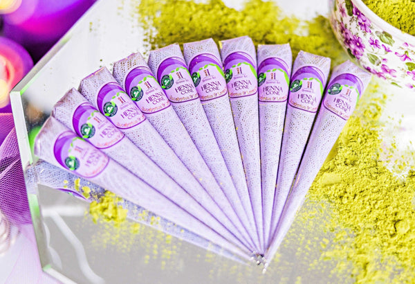 10 Henna Cones Eucalyptus and lavender