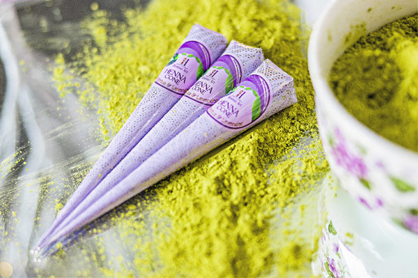 3 Henna Cones Eucalyptus and Lavender