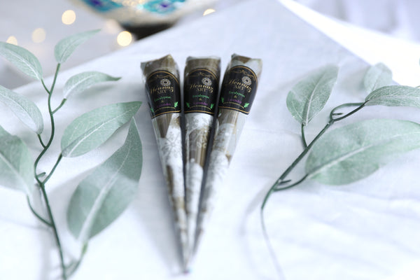 3 Henna Cones Eucalyptus and Lavender
