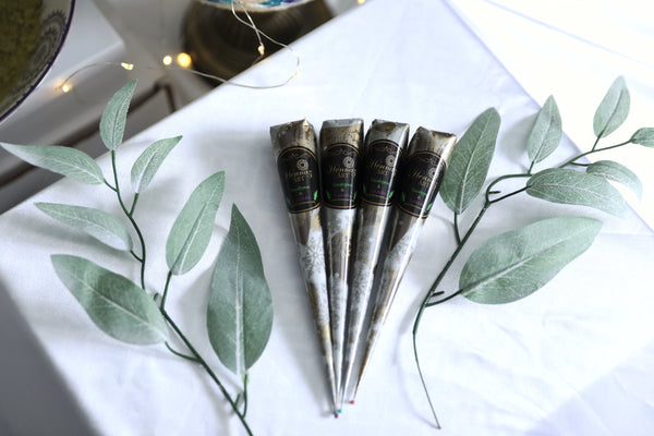 4 Henna Cones Eucalyptus and Lavender